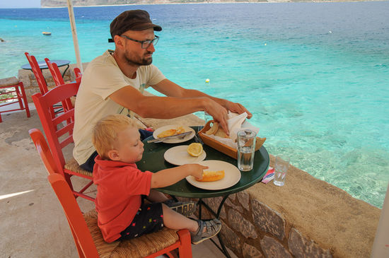 Da haben wir gleich einen kleinen Stopp zur Stärkung eingelegt