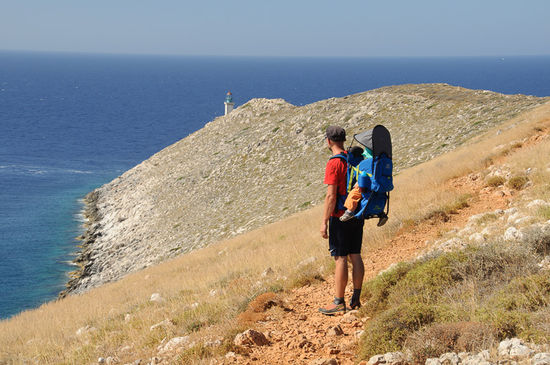 Kurz vor dem Kap. Man sieht schon die Spitze des Leuchtturms.