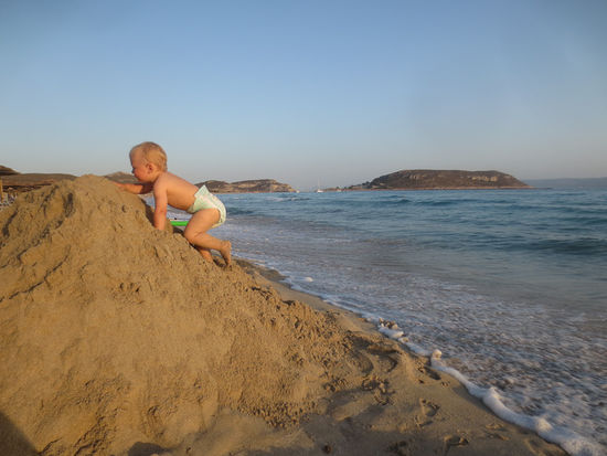 und wieder raufklettern