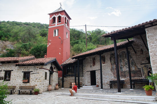Das Kloster, wo wir die Nacht verbracht haben.