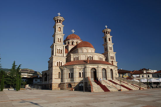 Die Kathedrale von Korca