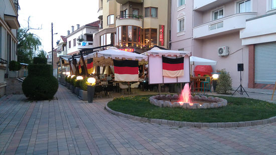 Deutschland gegen Frankreich, die Sympathien sind hier deutlich.