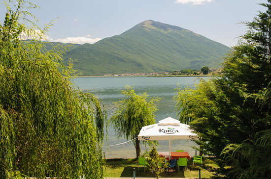 Im Restaurant Kristall