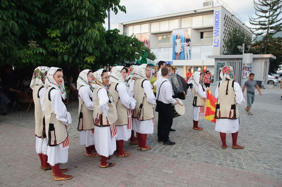 Es gab auch ein internationales Folklorefestival in der Stadt.