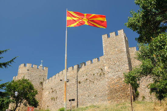 Die Festungsmauern sind imposant.