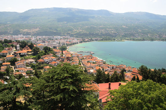 Blick auf Ohrid
