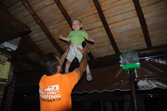 Abendunterhaltung für Georg inklusive.