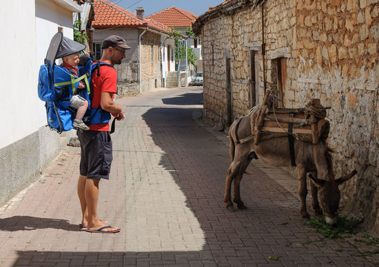 "Esel macht Pause", meint Georg.