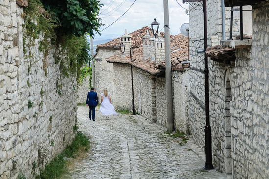 Die Burg ist anscheinend auch ein beliebter Ort für Hochzeits-Fotoshootings.