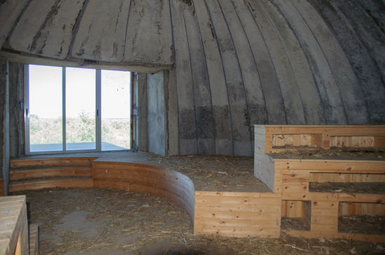 Und so hätte das Ganze innen ausgesehen. Jetzt ist es als Stall in Verwendung.