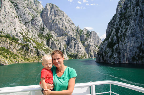 Wir geniessen die Fahrt