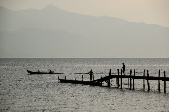 Den niedrigen Teil vom Steg hat es bei unserem ersten Besuch noch nicht gegeben.