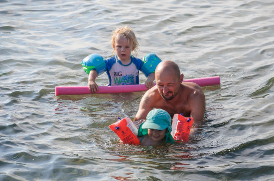 Seicht und warm, für Kinder optimal