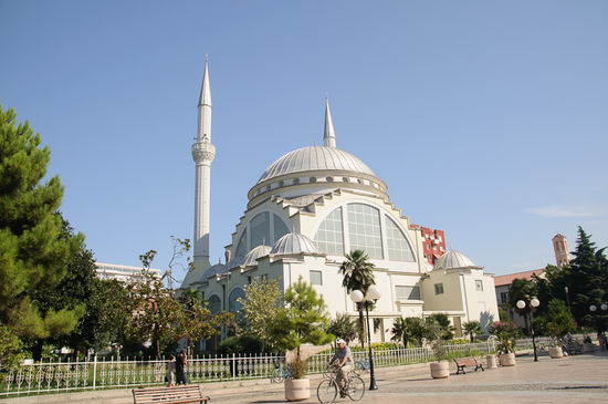 Die Moschee am Beginn der Fussgängerzone