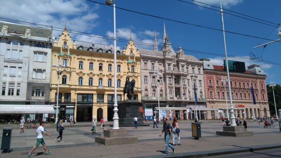 Im Zentrum von Zagreb