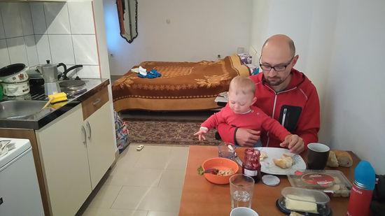 Frühstück im Apartment