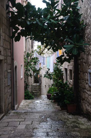 Enge Gässchen, mit vielen Stufen.