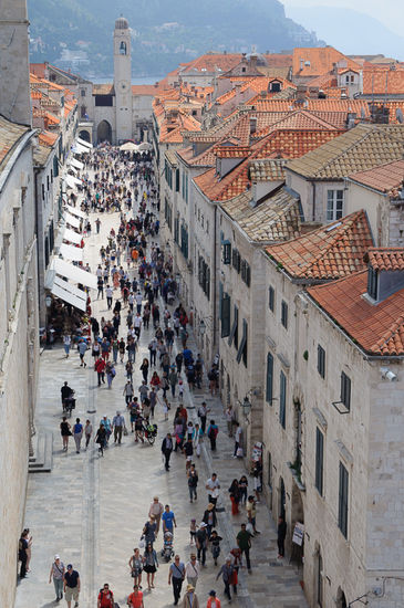 Hauptstrasse von oben