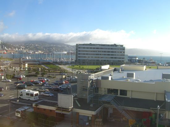 Blick vom hostel-zimmer... cool, oder?