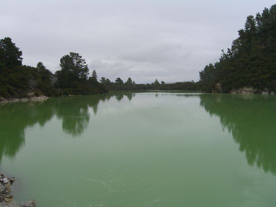 der see war so gigantisch gruen. Kommt leider am foto nicht so raus...