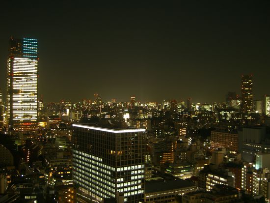 Ausblick vom Clemens Tower by night
