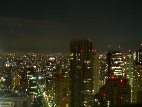 Ausblick von der spezielle "lost in translation bar" nocheinmal 30 stockwerke hoeher!