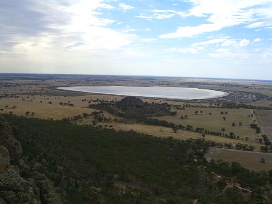 Salzsee, Aussicht vom Mt.Arapiles
