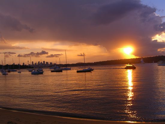 sonnenuntergang - es war wirklich so kitschig