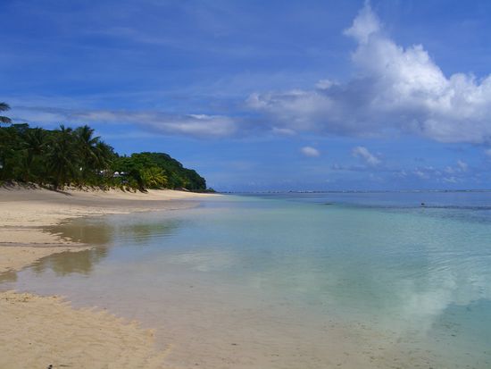 Strand ein wenig weiter oben