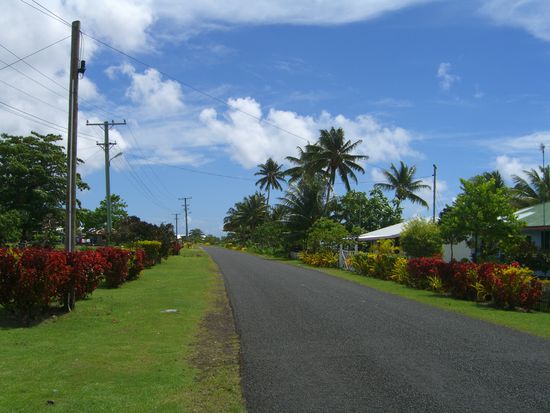 Strasse auf Savaii