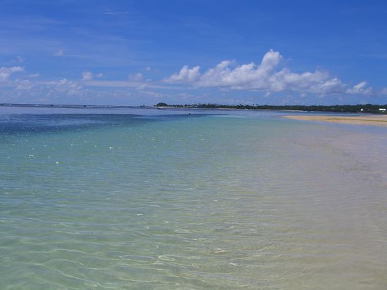 Strand in die andere Richtung