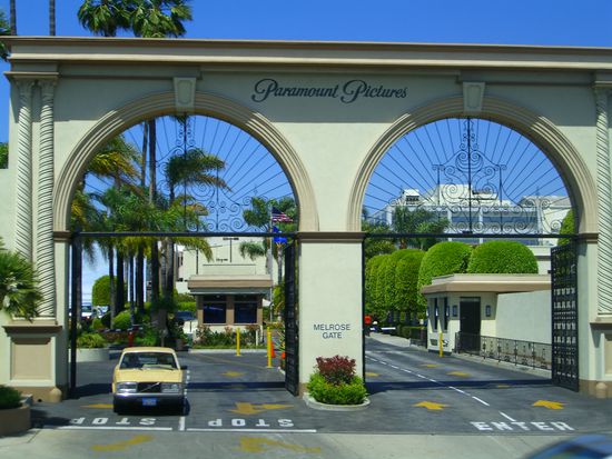 eingang von paramount pictures