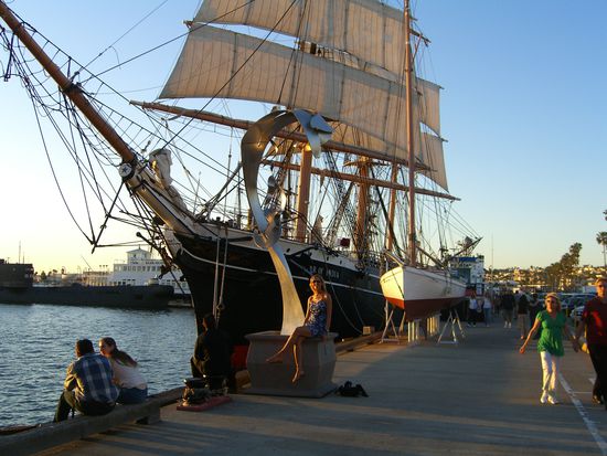am Hafen - das da am stein bin ich 