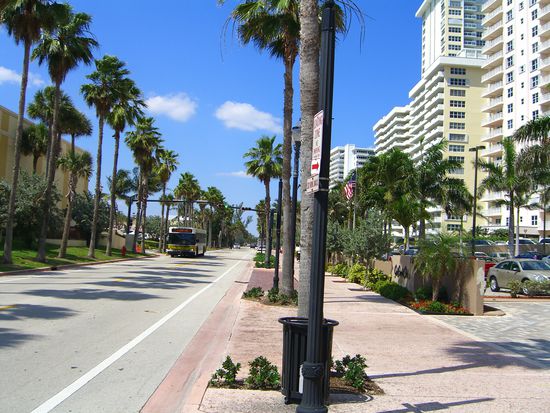 Strasse in Fort Lauderdale