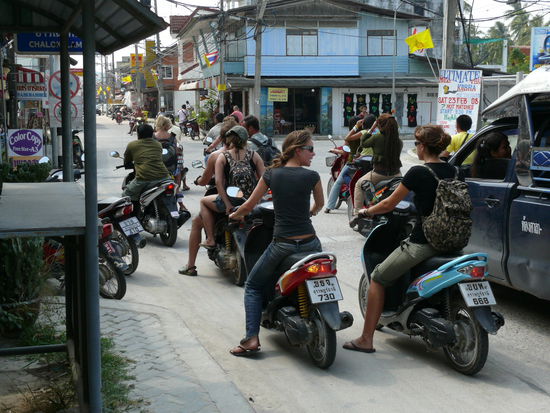 In den Strassen von Thongsala