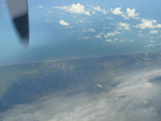 Im Anflug auf Penang