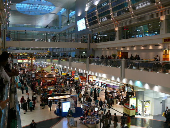 Der Flughafen von Dubai