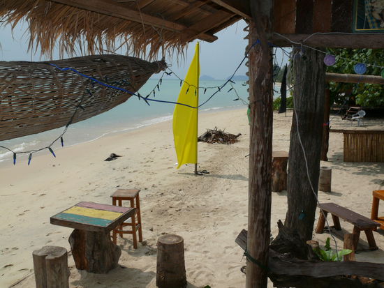 Und es nur ein Katzensprung ins 26 Grad warme Wasser