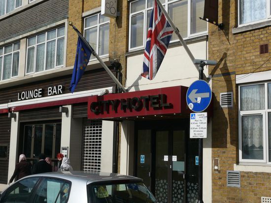 Das City Hotel in der Osborn Street