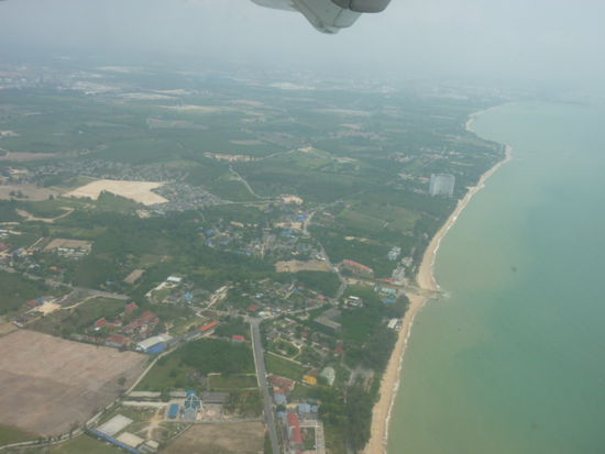 Im Landeanflug auf die Ostkueste