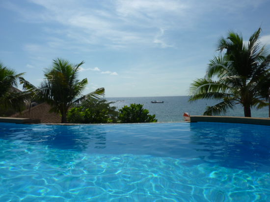 schoener Blick vom Pool