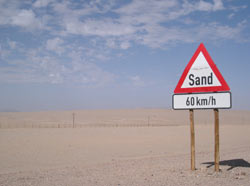 Von Aus nach Lüderitz - 110 km Wüste