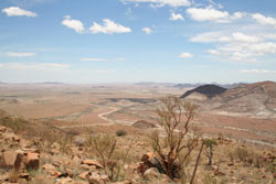Blick vom Spreetshooge Pass