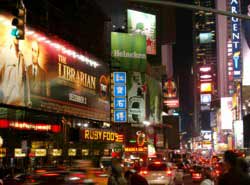 New York City bei Nacht