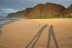 Polihale State Parks, Beginn der Na Pali Coast