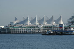 Wahrzeichen von Vancouver - Canada Place-Gebäude