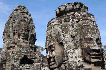 Gesichter am Tempel Bayon - Angkor Thom