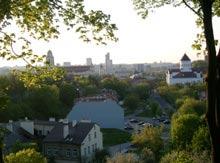 Blick auf Vilnius