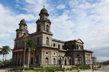 Die Kathedrale von Managua