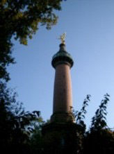 Siegessäule in Hakenberg zur Erinnerung an die gewonnene Schlacht von Fehrbellin